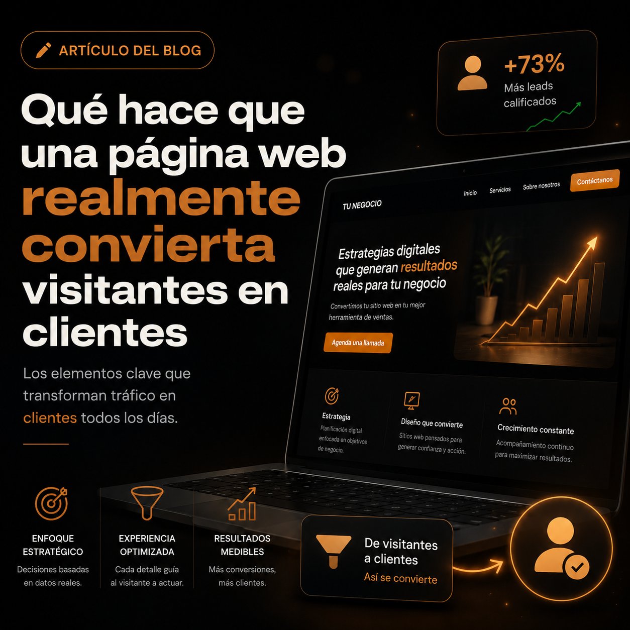 Qué hace que una página web convierta